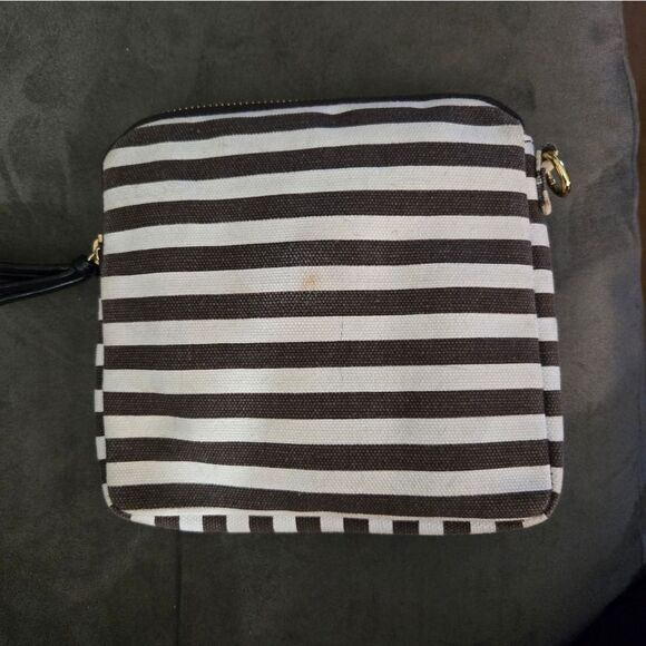 Henri Bendel Canvas Clutch Makeup Bag - Picture 3 of 5